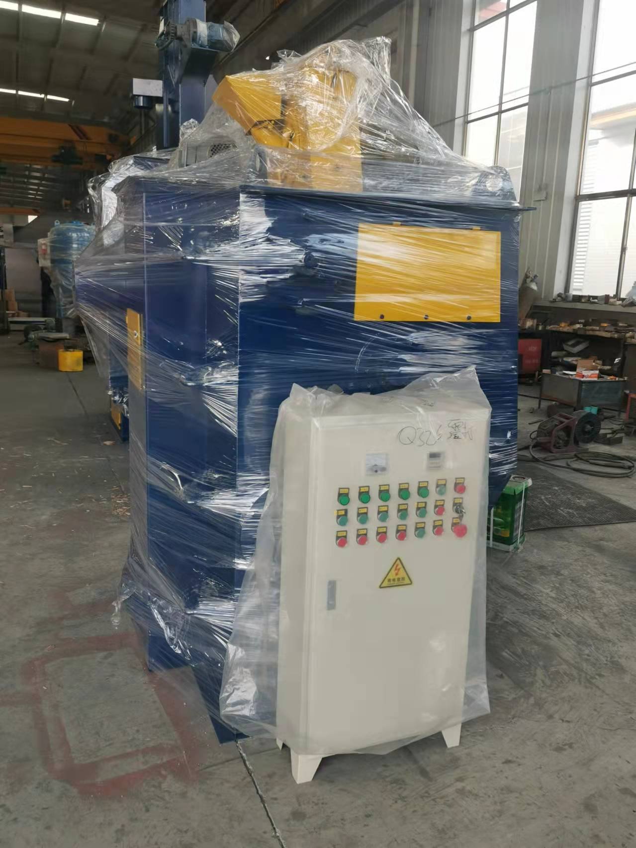 Sandblasting room sent to New Zealand